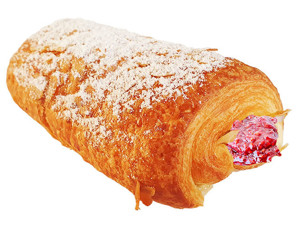 Штрудель с малиной