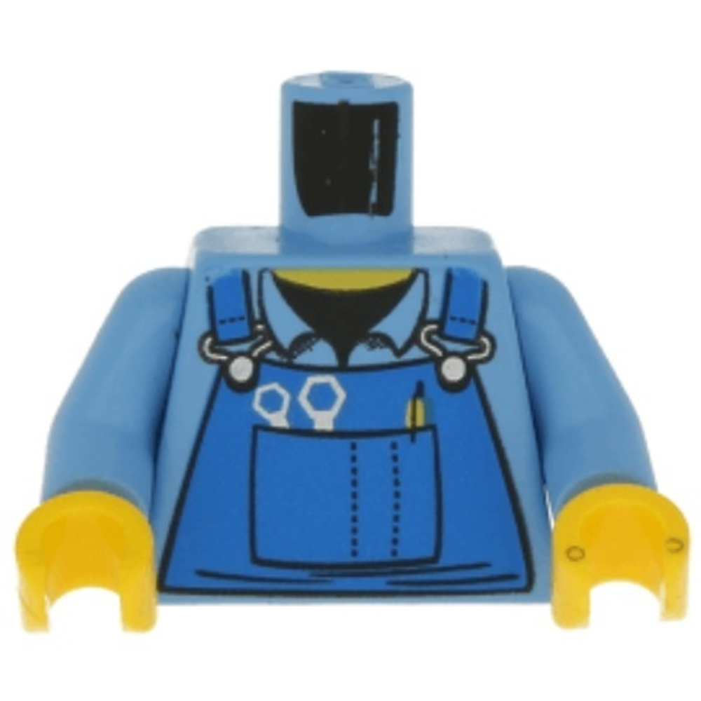 Комбинезон механика с серебряными ключами и застежками 973pb0410c01