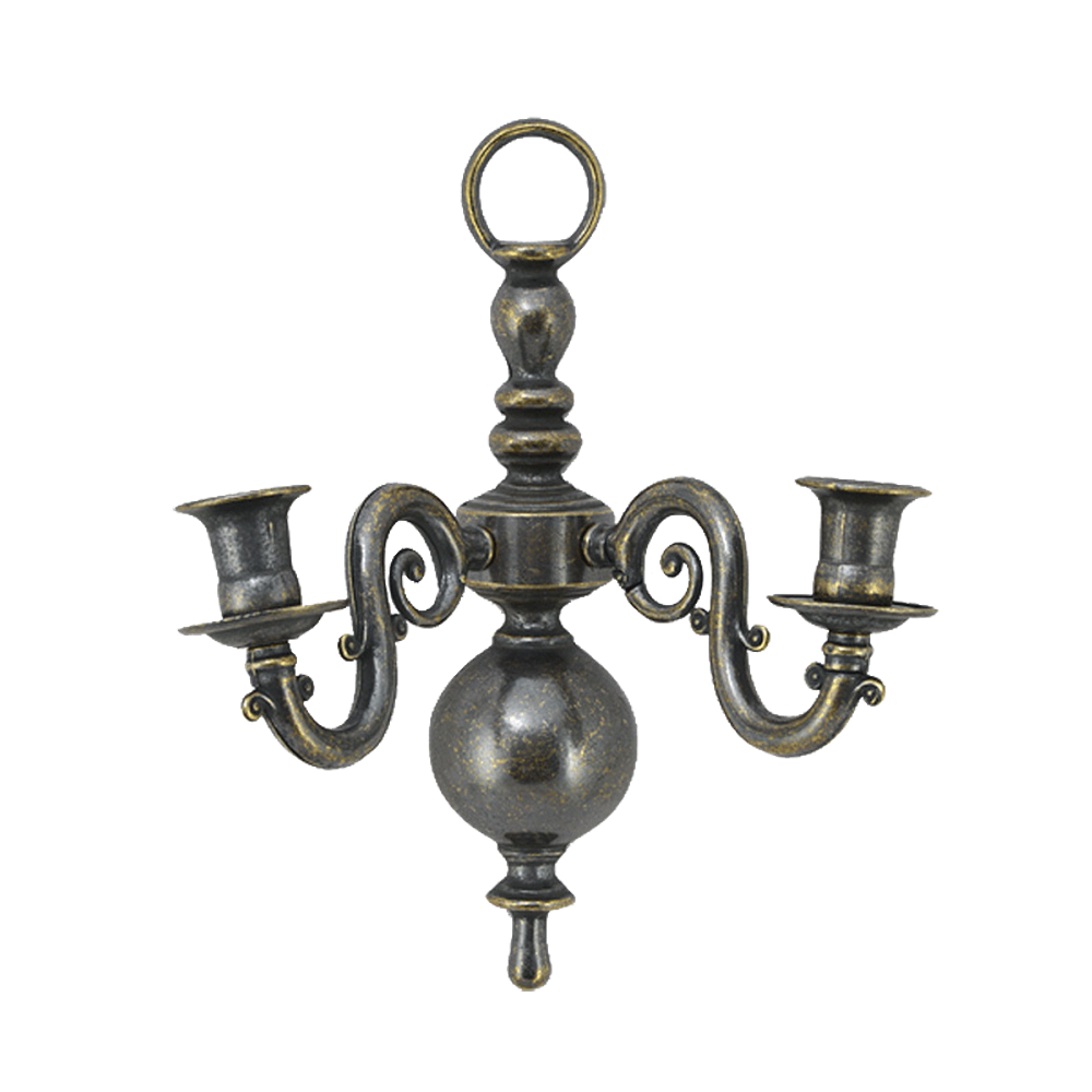 Alberti Livio Канделябр настенный на 2 свечи под бронзу