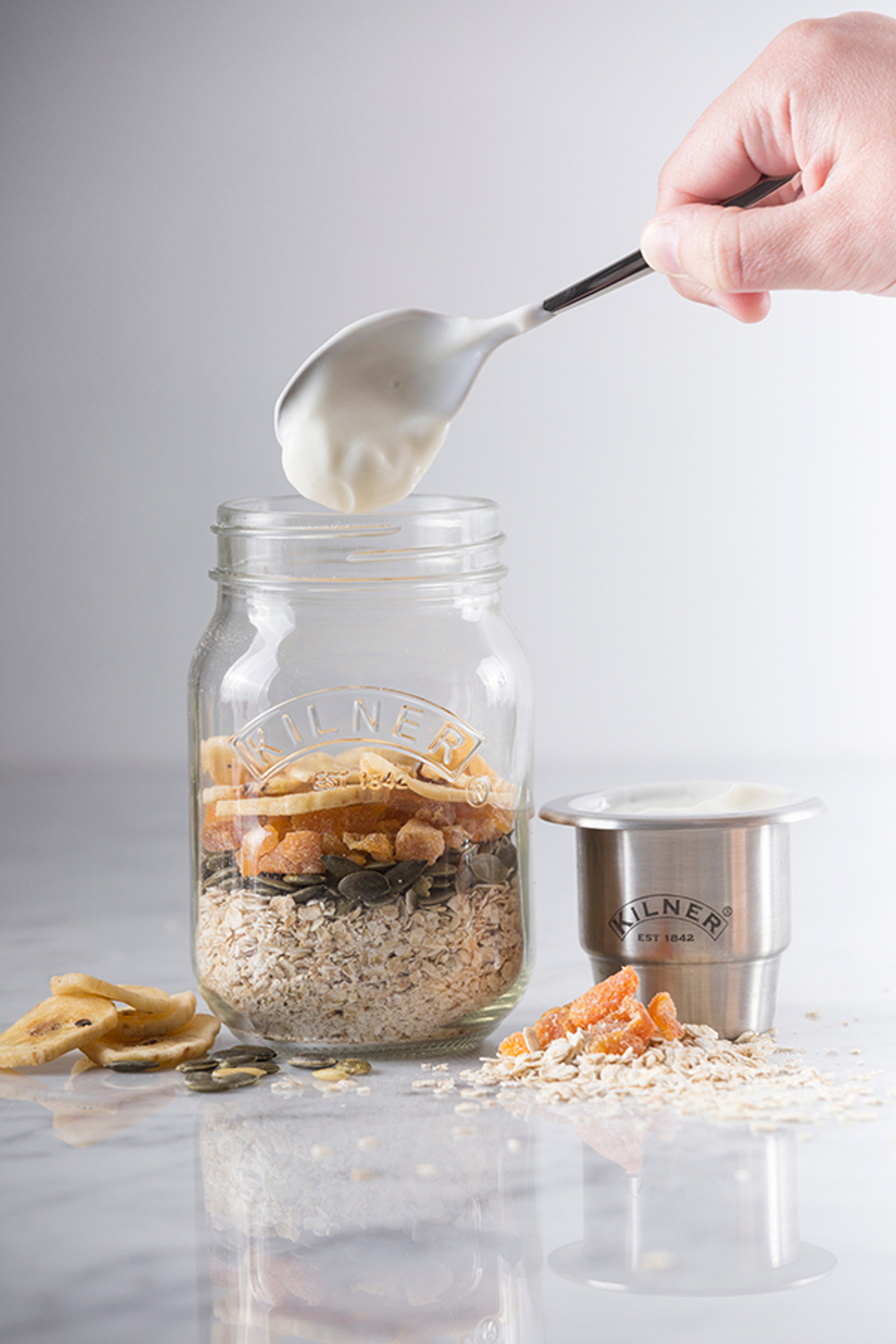 Банка с соусником on the go 500 мл