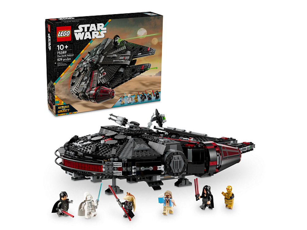 LEGO Star Wars 75389 «Тёмный Сокол» — космический корабль для коллекции