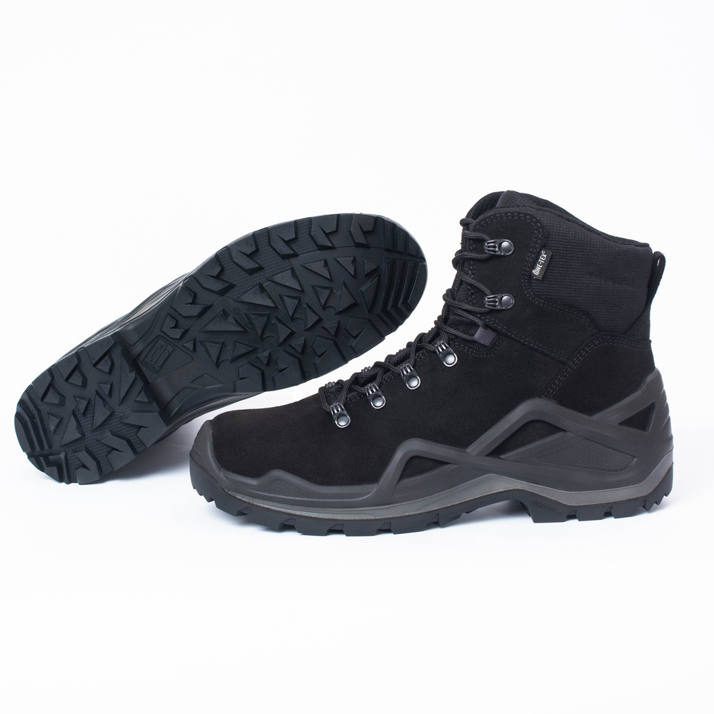 Мод. 1085. Ботинки Тактик (средние), черный.