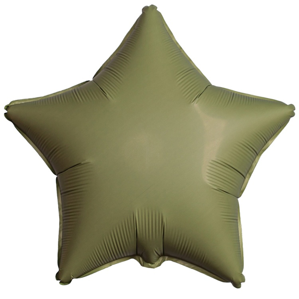 Шар фольгированный Звезда 46 см (Зеленый)