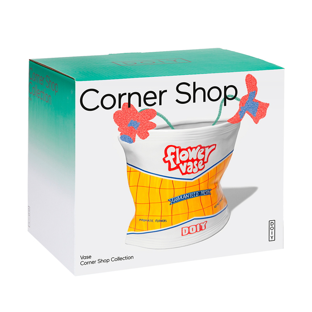 Ваза для цветов corner shop, chips bag, 17 см