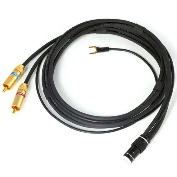 Кабель для тонарма угловой (TAC(Angled) - RCA) Van den Hul D - 501 Silver Hybrid. Длина 1,2 метра