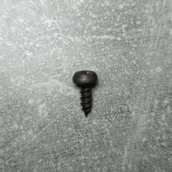 Стальной саморез клоп 3,5*9,5 темный с конусовидной головкой для монтажа металлических профилей