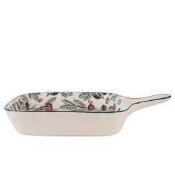 Блюдо "Kawaii Forest.Deer" 22*16*3см. (min 9) (фарфор) (транспортная упаковка)