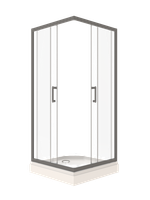 Душевое ограждение Triton Фикс-Графит 90х90