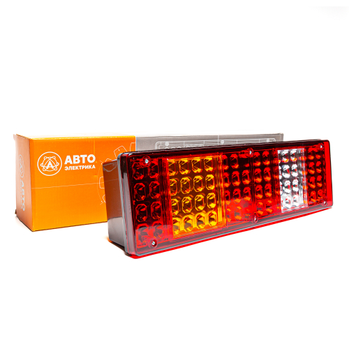 Фонарь задний, КамАЗ, правый, светодиодный, жгут с разъемом (Tyco Electronics), 24 В