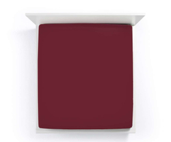 Простыня на резинке 140x190-160x220 Formesse Bella Donna Premium 0033 cabernet
