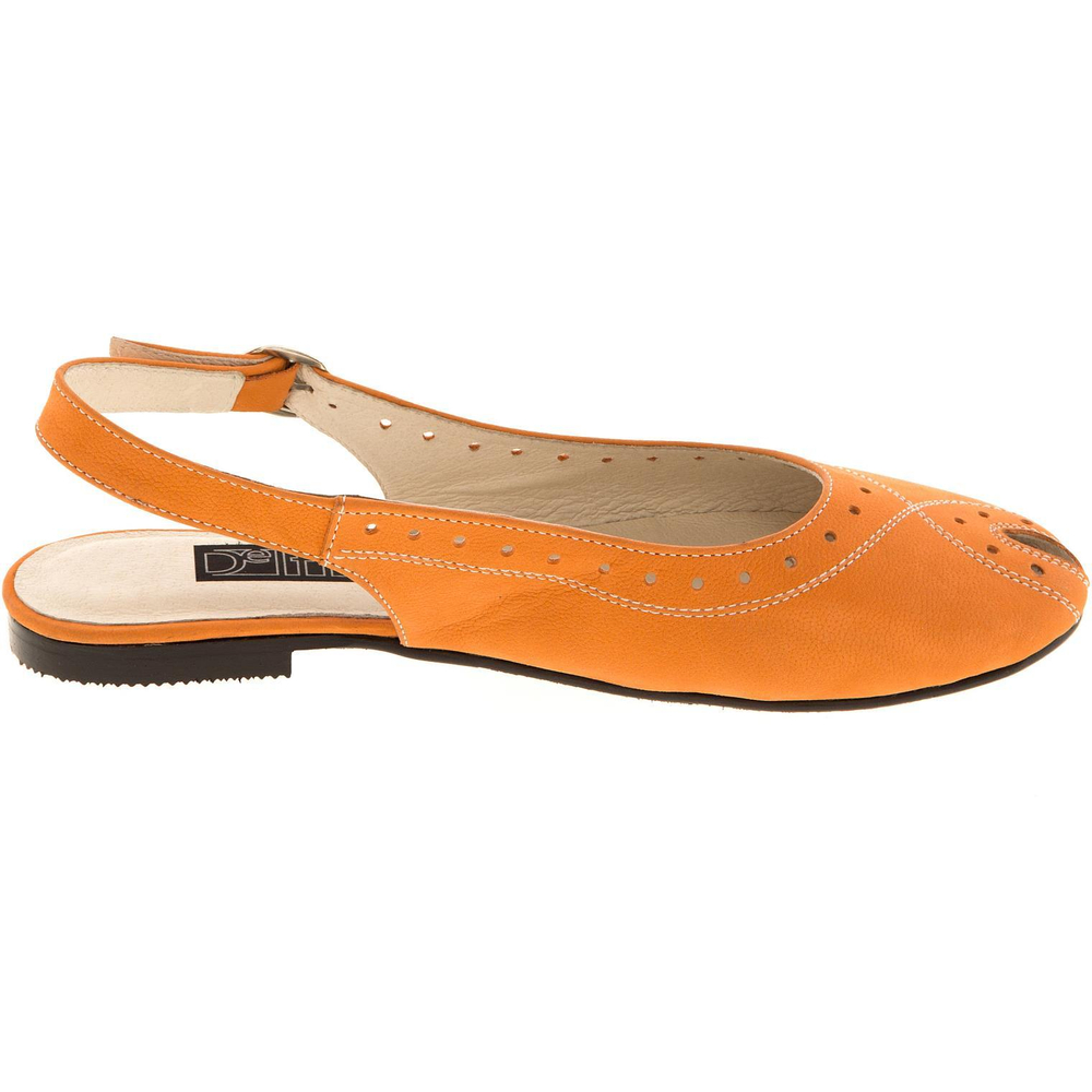 631198 туфли летние женские оранж