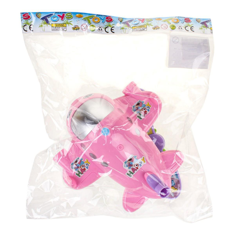 Каталка на палке Вертолет 58см, пакет 340