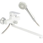 Смеситель для ванны, Frud, с картриджем, бел, R22301