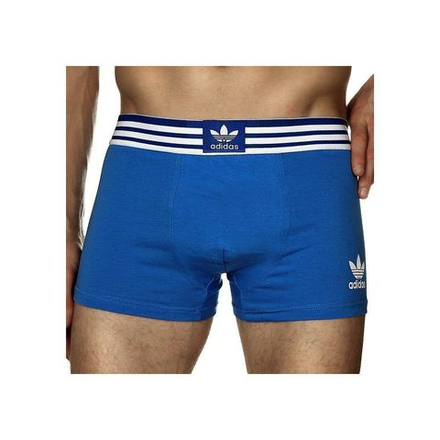 Мужские трусы хипсы голубые Adidas Original Blue