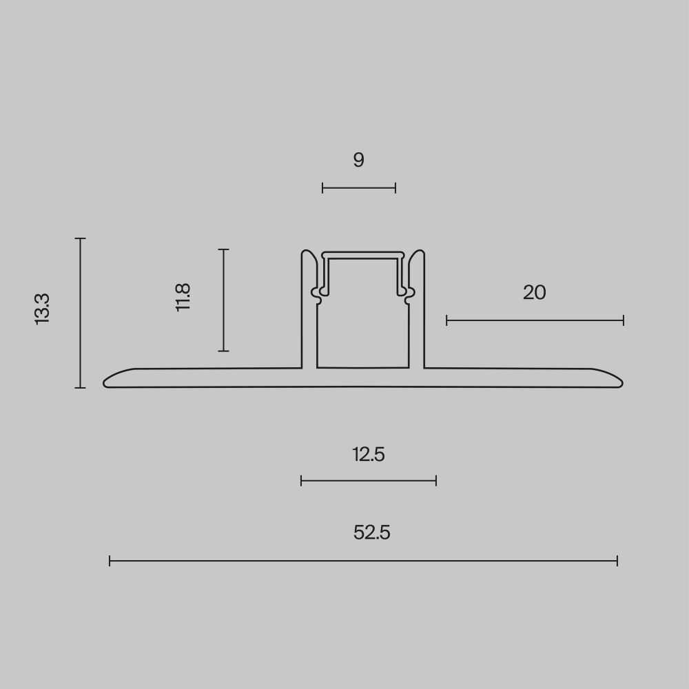 Профиль Maytoni   ALM-5313B-S-2M