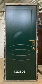 Дверь металлическая Б/У 208(в) х 93(ш) Входная