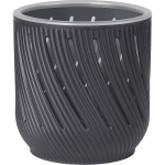 Кашпо для цветов пластиковое 3,1л d-16,8см «Fleurs» Антрацит