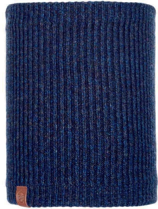 Шарф-труба вязаный с флисом Buff Neckwarmer Knitted Polar Lyne Night Blue Фото 1
