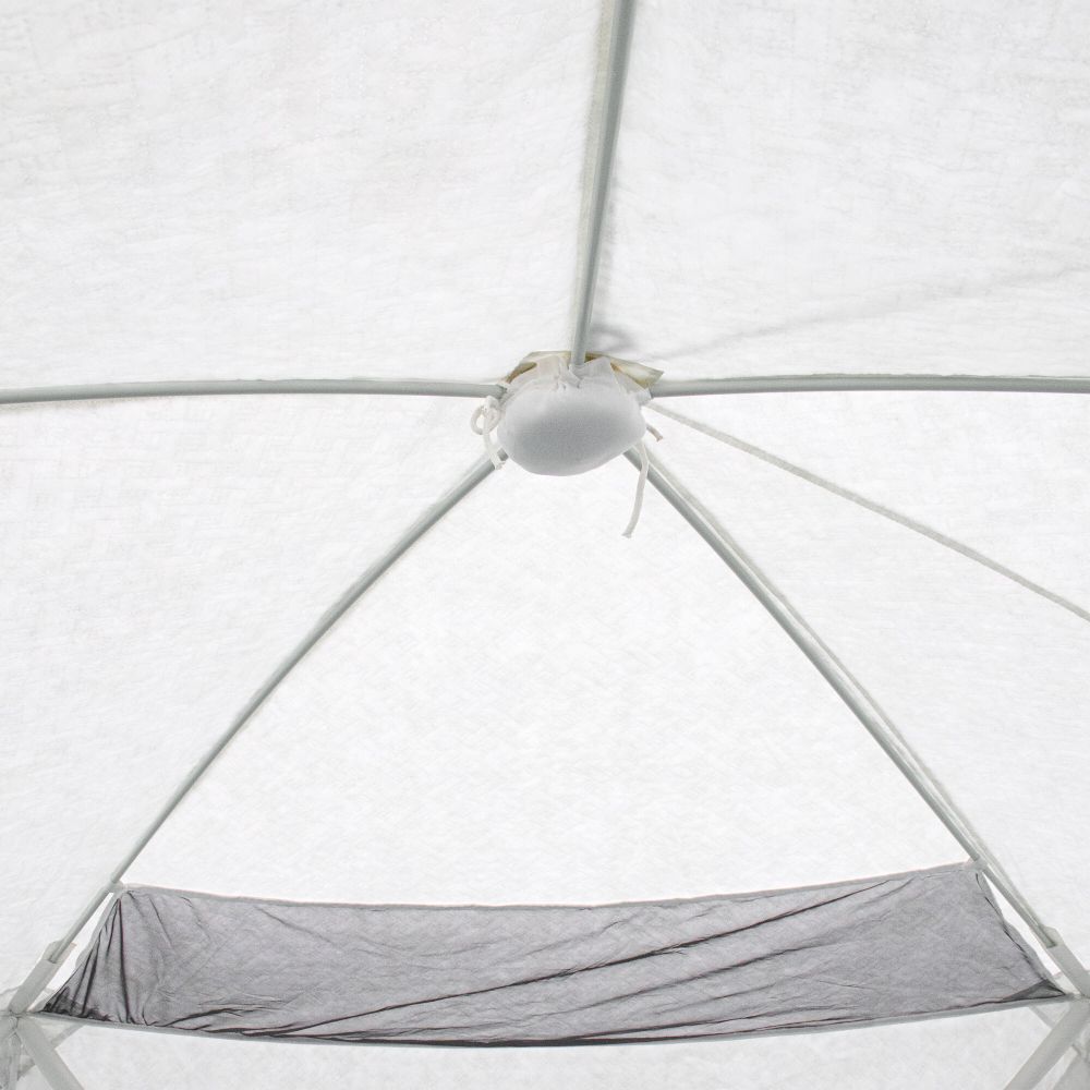 Палатка зимняя СЛЕДОПЫТ Premium 5 стен, 2,8х2,9м,h-2,05м,S по полу 5,6кв.м, 3 слоя, цв.Arctic Cam/Се