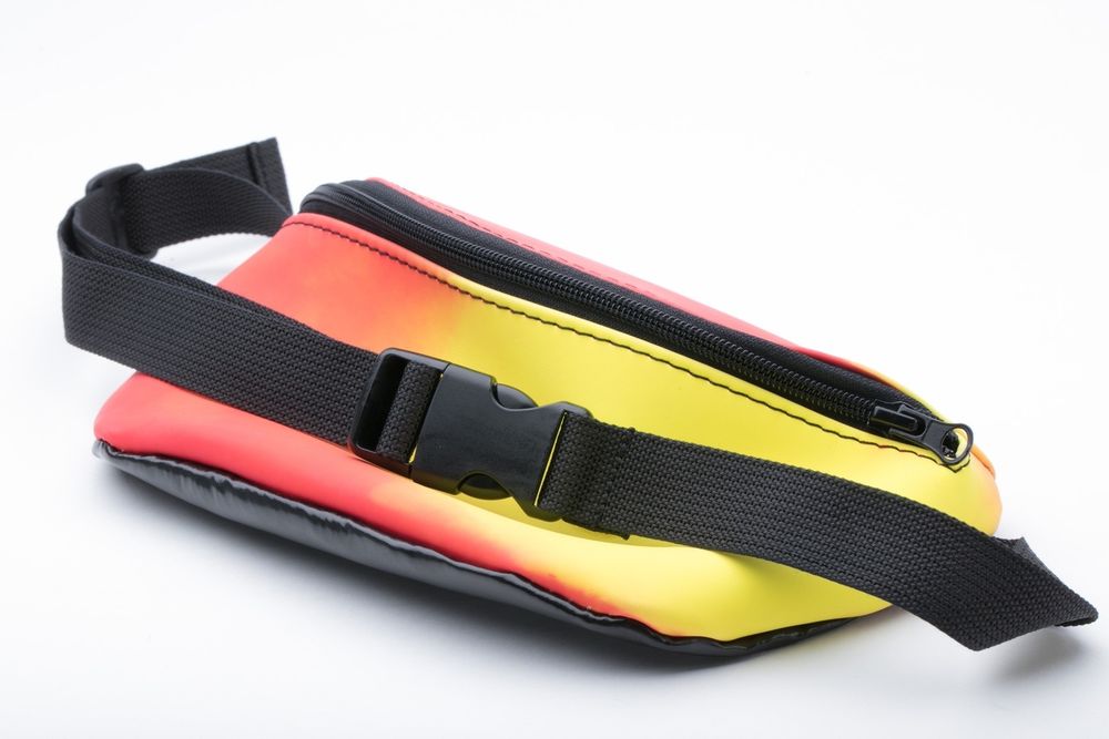 Сумка Поясная Термохром Красная/Желтая