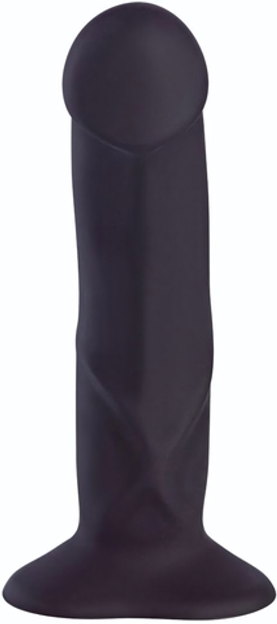 Черный фаллоимитатор The Boss Stub - 19 см. (Цвет: черный)