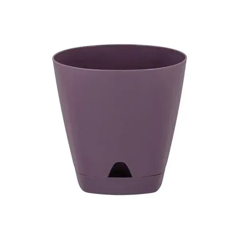 Горшок для цветов AMSTERDAM D 200 mml с прикорневым поливом Морозная слива