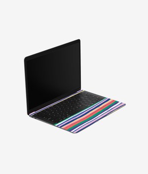 Виниловая наклейка BEACH TOWEL (синий) для MacBook