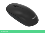 Мышь Philips SPK7315B/97 Silent Edition черный