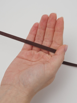 Резинка узкая бельевая шоколад ширина 6 мм