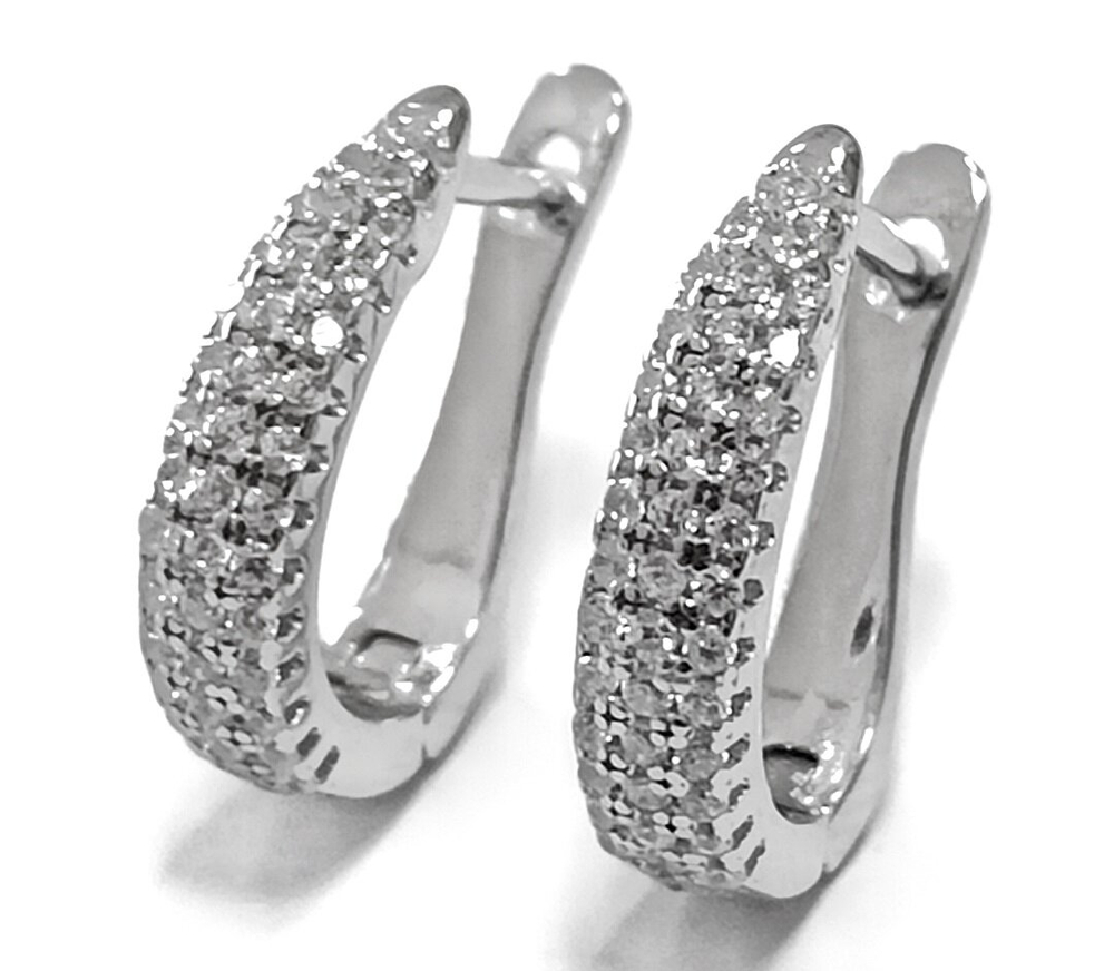 Ювелирные серьги из серебра Эстерелла