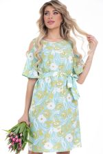 Платье Летнее настроение (бирюза) Diolche (Акция)