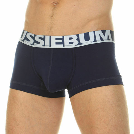 Мужские трусы боксеры темно-синие Aussiebum