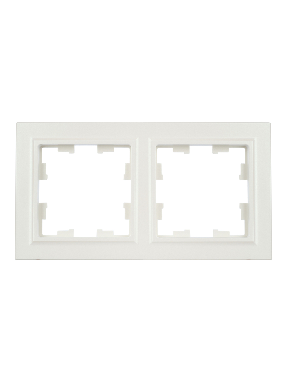 BRITE Рамка 2-местная РУ-2-БрЖ жемчуг IEK