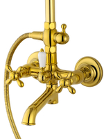 Душевая система WONZON & WOGHAND RETRO, Глянцевое золото (WW-88739020-PG)