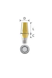 Абатмент узкий с шестигранником