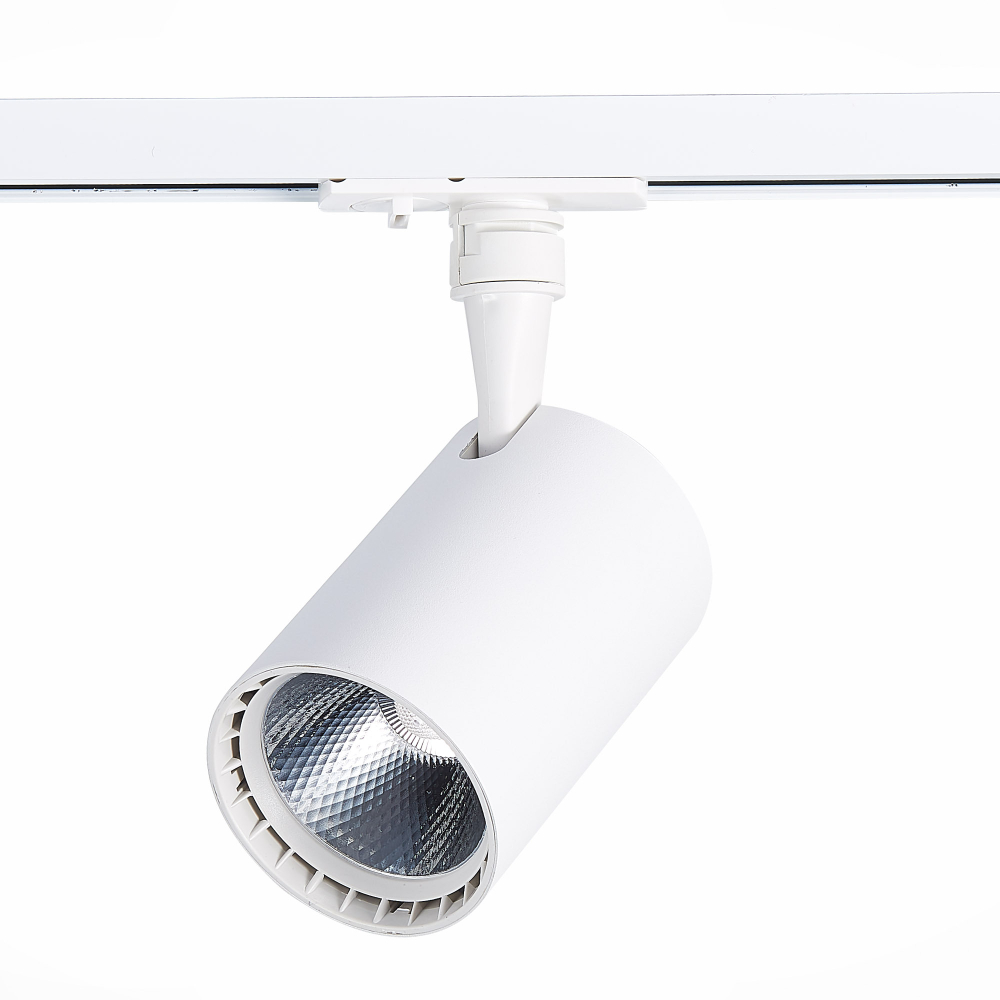 ST351.546.20.24 Св-к трек. Белый LED 1*20W 4000K 1 800Lm Ra?80 24° IP20 L118xW78xH174 100-240V Однофазная трековая система