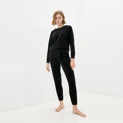 Лорен (черный) ХL Костюм велюровый