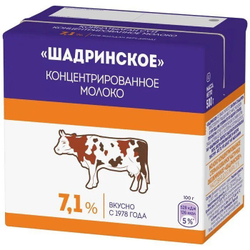 Молоко Концетрированное Шадринское 300 гр т/п