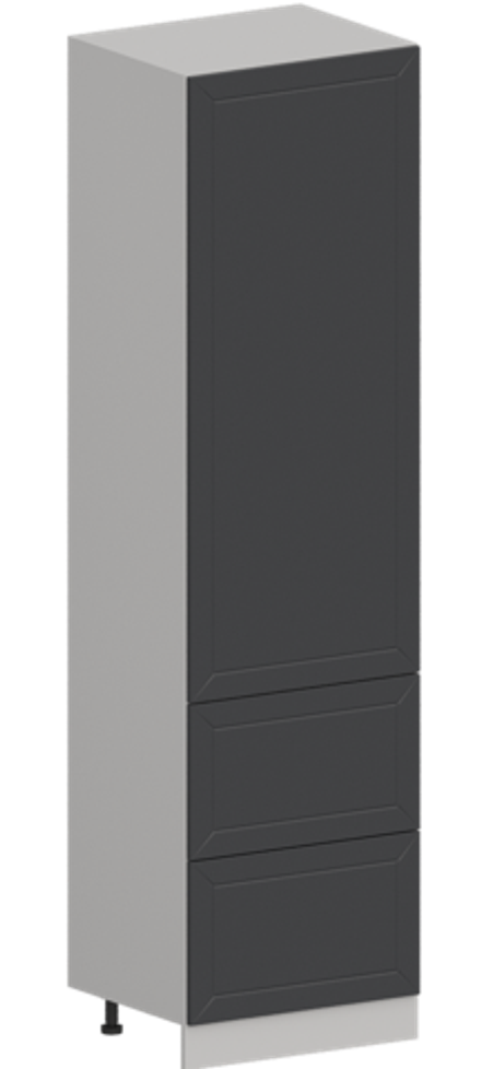 Кухня Модуль ШП2Я 600М Графит / Графит