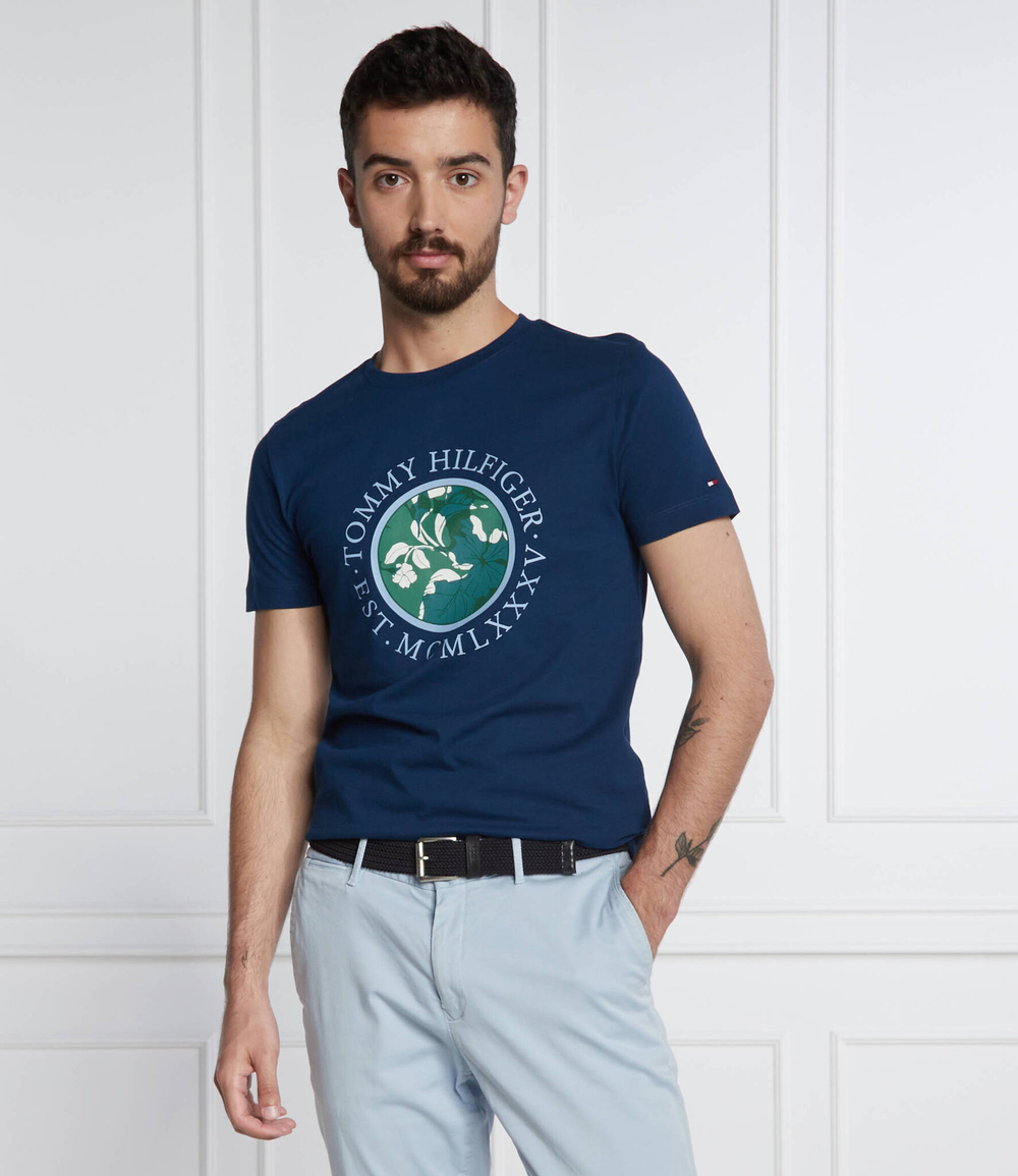футболка Tommy Hilfiger - темно-синий(MW0MW24569)