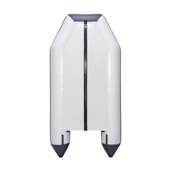 Лодка ПВХ АКВА 2800 Слань-книжка киль Светло-серый/графит