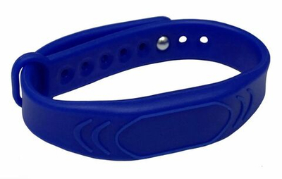 ЛКД-БСЗ-МФ-С Браслет-идентификатор Проксимити, силиконовый, Mifare, синий. 5 шт