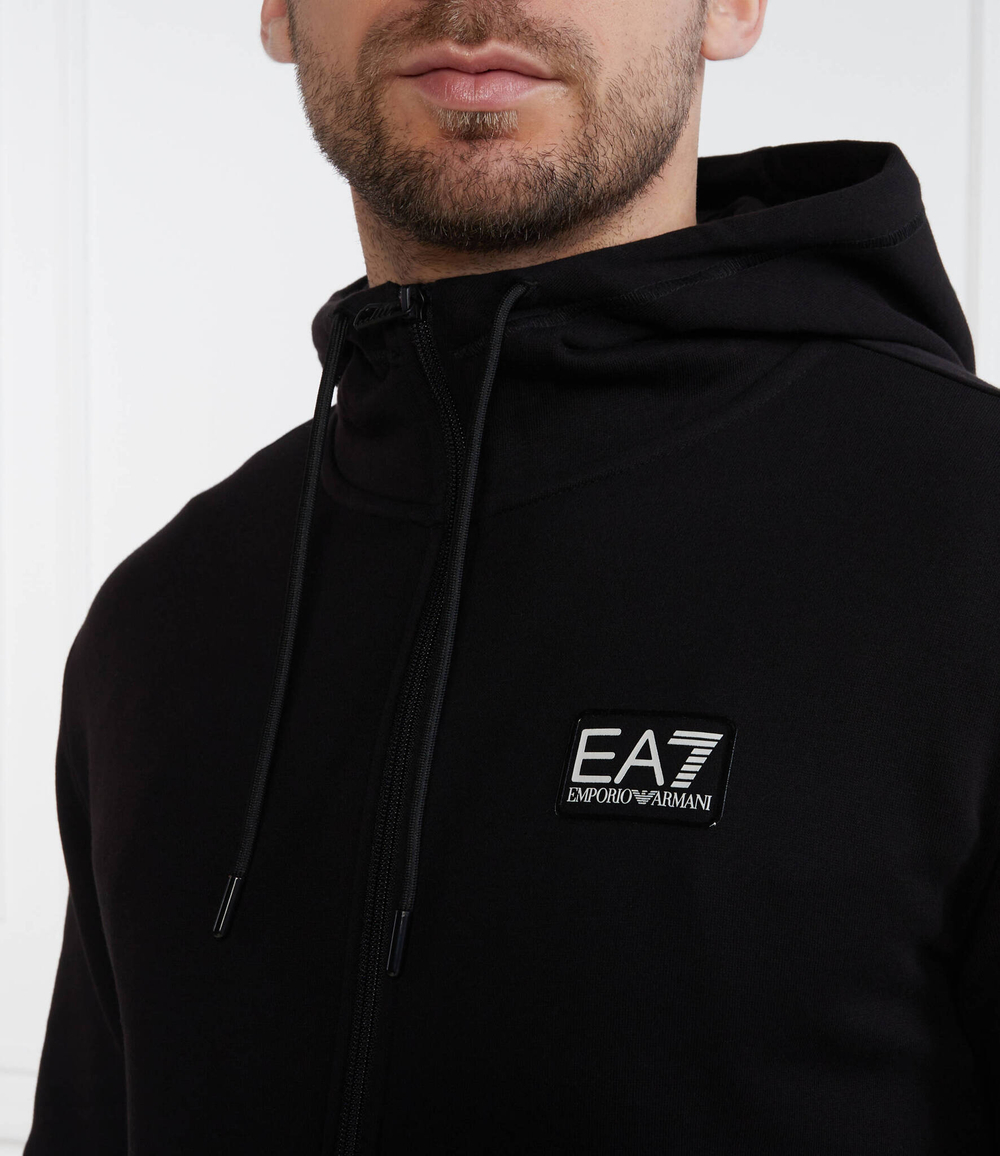 Худи EA7 - черный(3DPM97 PJ07Z)