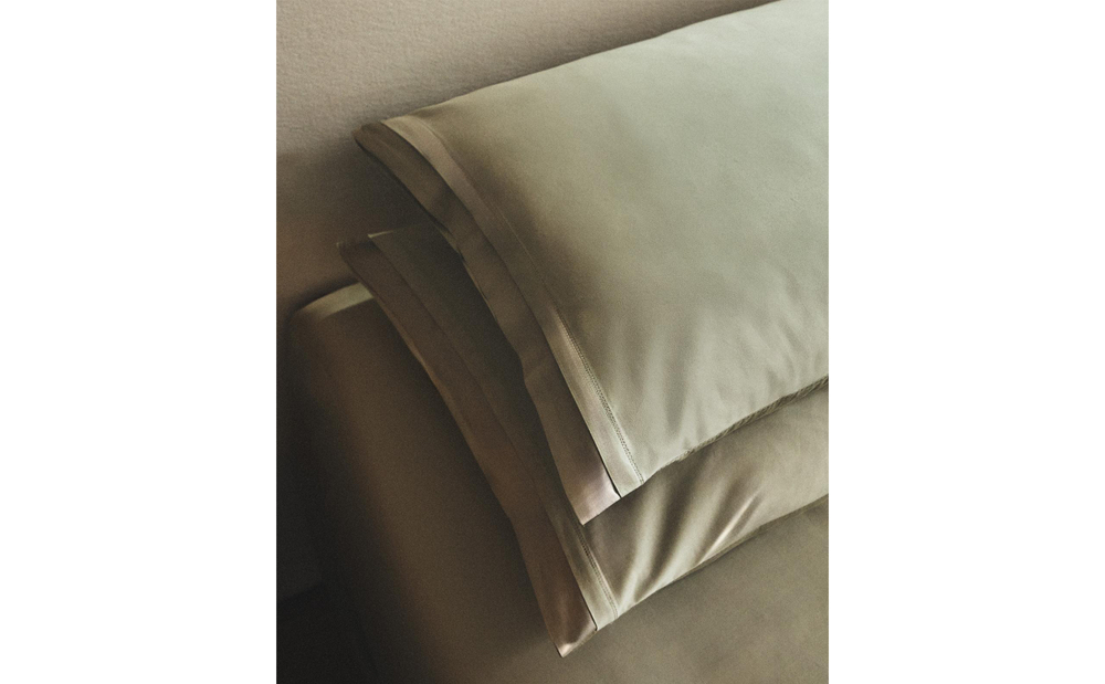 Наволочка Zara Home сатин, хлопок 95%, однотонный, 6174/091 · арт. 6174/091-2