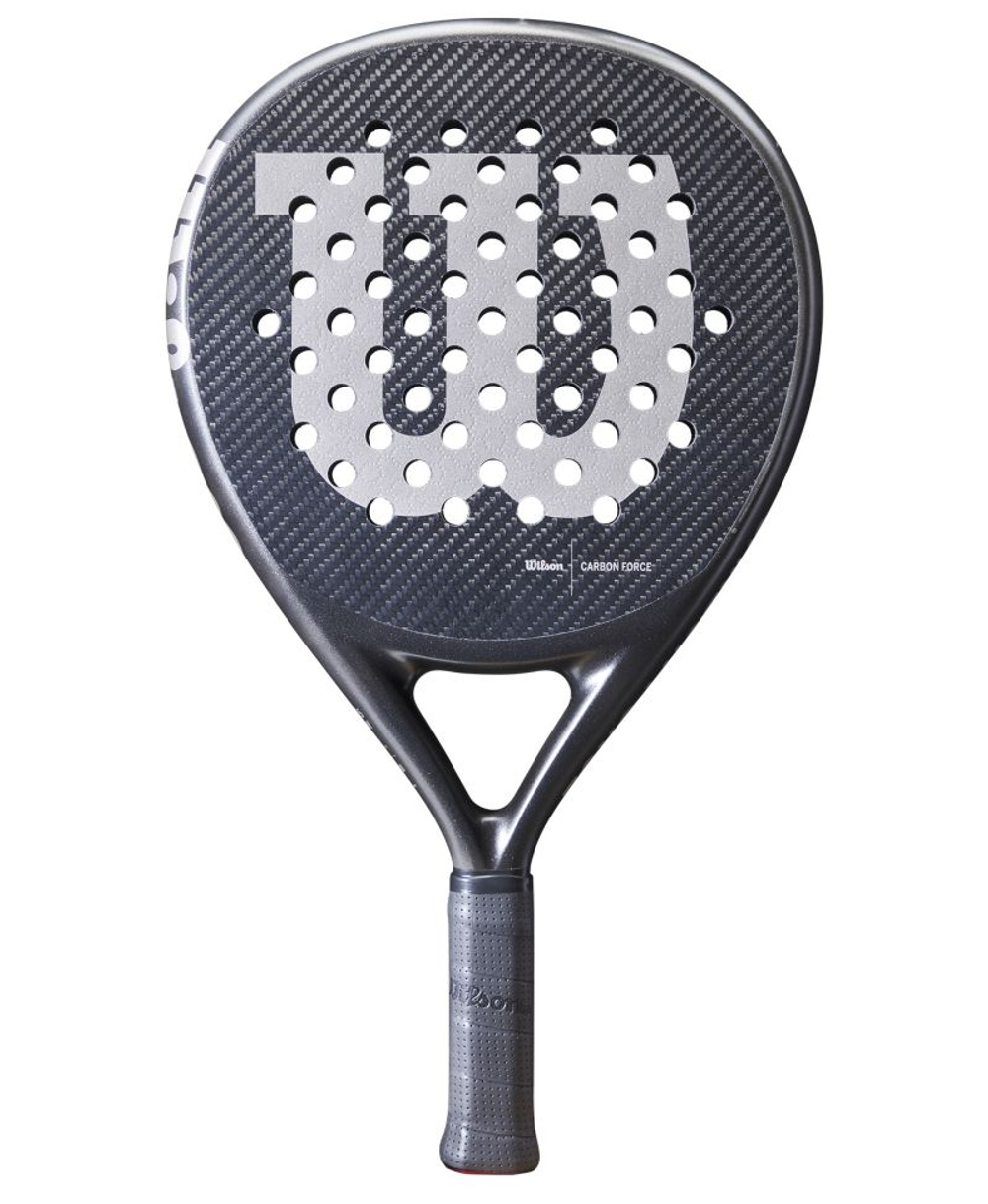 Ракетка для падел тенниса Wilson Carbon Force LT Padel - black/grey