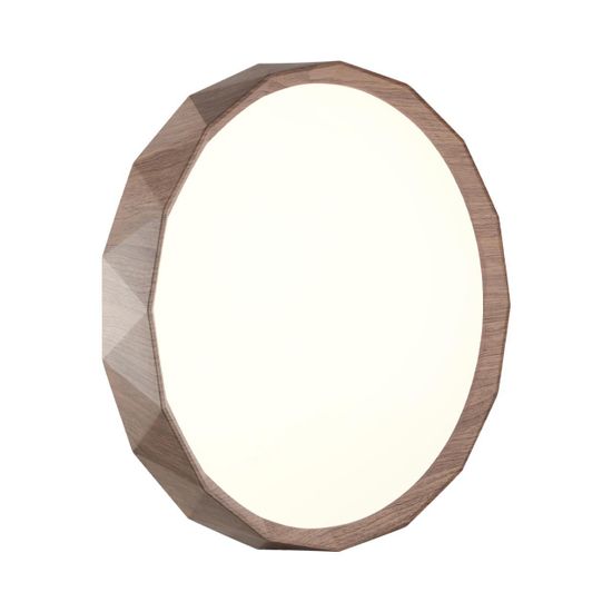 7637/AL BASICA SN 169 Светильник пластик/корич. под дер. LED 18Вт 4000K D295 IP43 ZIF WOOD