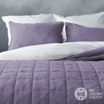 Покрывало СОФТ велюровое (арт. BL02-021-23) - лавандовое