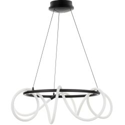 Citilux PYTHON CL220261 Люстра подвесная с пультом Чёрная