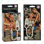 Кольцо эрекционное с вибростимуляцией клитора и анальным стимулятором.