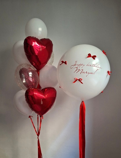 Набор для девушки сердца и банты Д0035